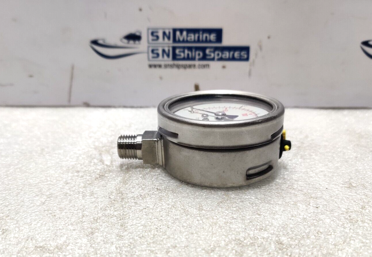 Wikai 232.50.063 Pressure Gauge 0-160Psi 1/4NPT Marsh J7652P