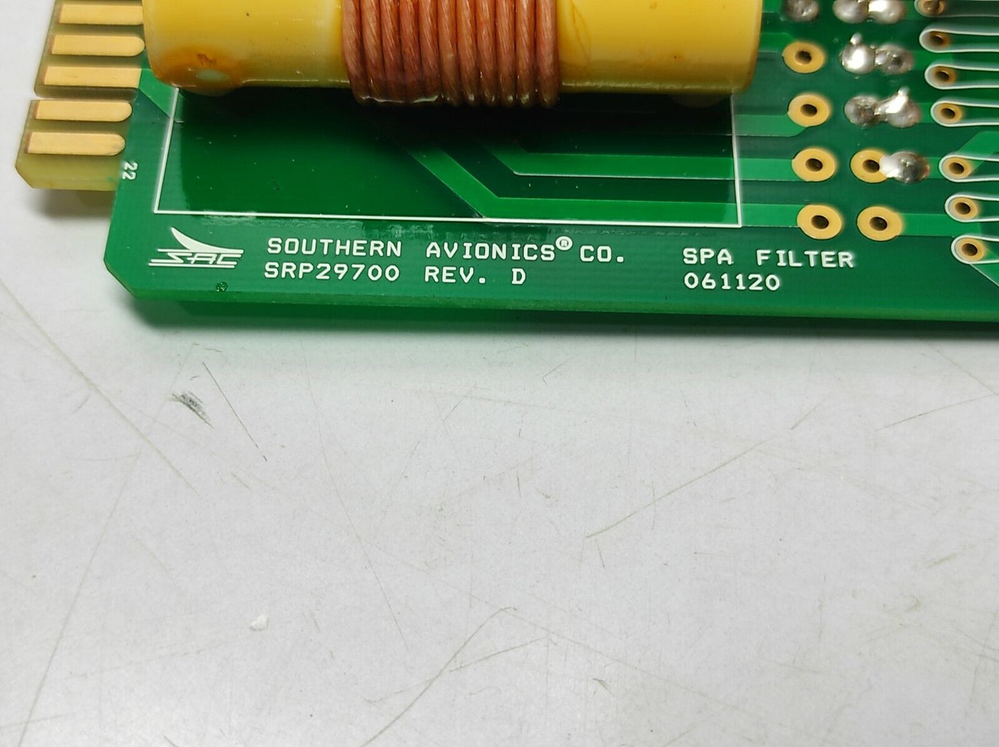 Southern Avionics SRP29700 Rev D Spa Filter PWB-297-6142 Filter H SPA
