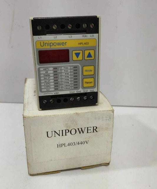 Unipower HPL403 Load Monitor 440V Wartsila 89009258 MBR12/96877-01