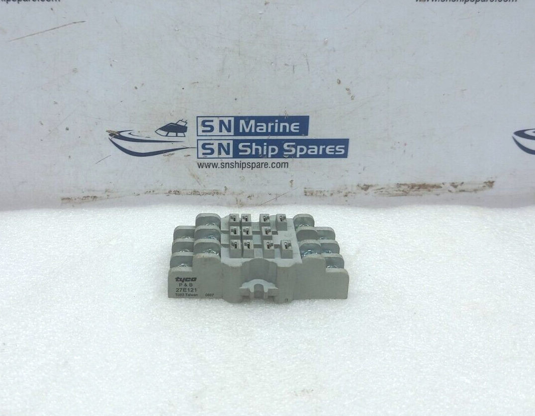 Tyco 27E121 Control Relay Socket P&B Alimak 5151211 2PCs In Lot