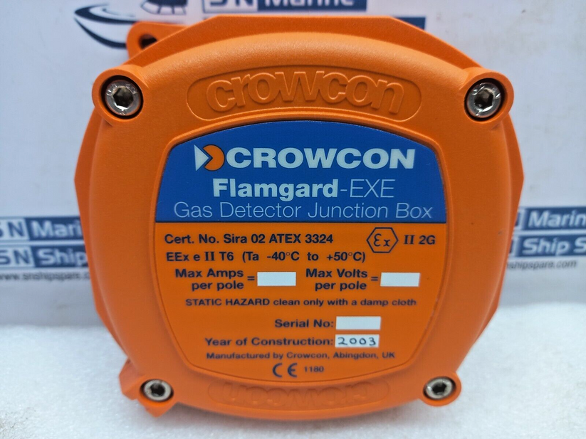 Crowcon Flamgard-EXE Gas Detector Junction Box – S N Marine