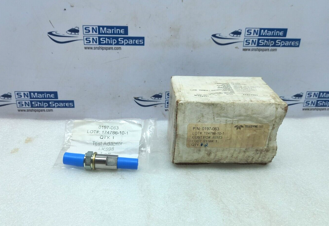 Teledyne 0197-063 Test Adapter 10-32 UNF