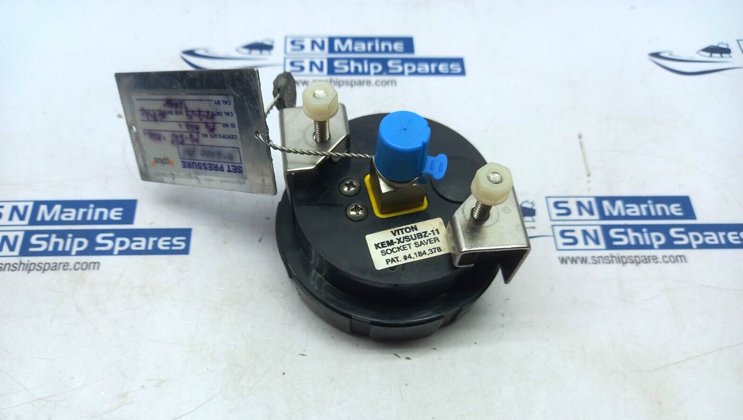 Span 02-1954-T Pressure Gauge 2-1/2 In 6K Psi Panel Nov-Shaffer 7403187