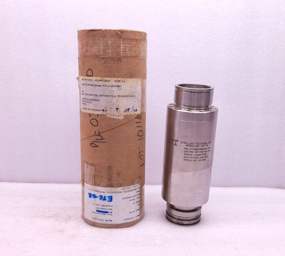 Stellar Technology DT1950-6000UD-123 Differential Pressure Transducer / 0371750