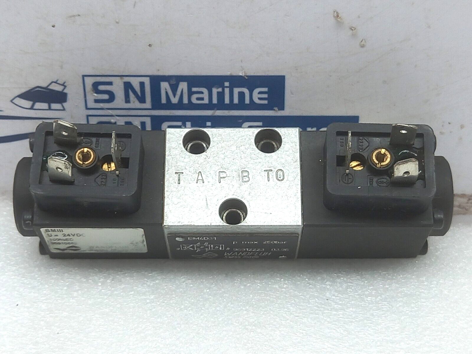 Wandfluh BM4D31 Hydraulic Solenoid Valve P Max 250bar