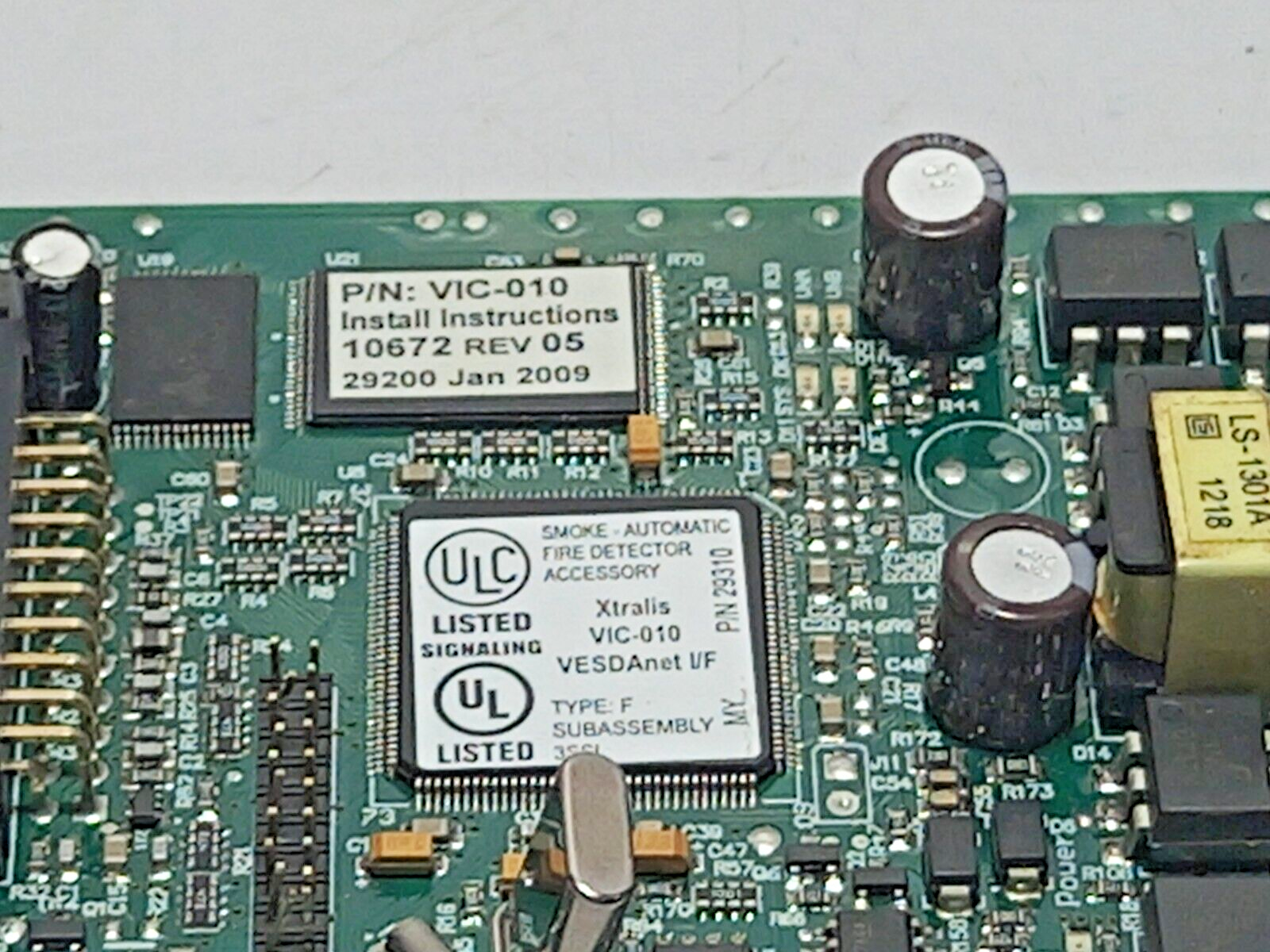 Vesda VIC-010 Interface Card / Type-F / 10672 Rev 05 / VIC010