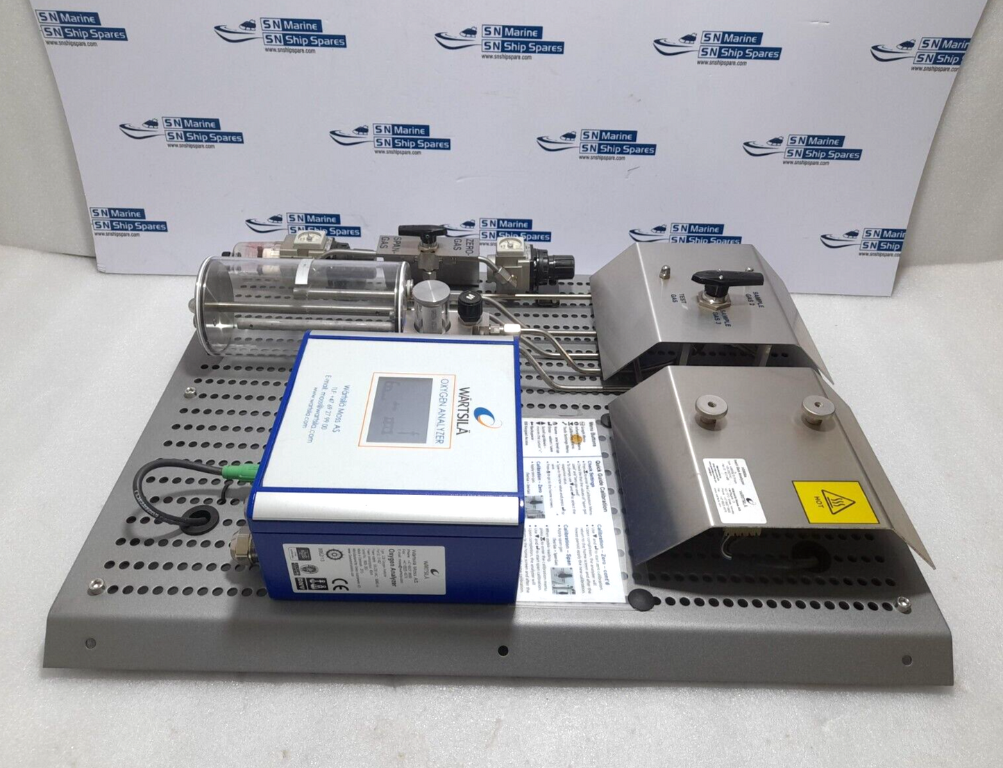 Wartsila 350753 N9374-014 Oxygen Analyzer Panel Hamworthy SN53-10 G36 H3600a