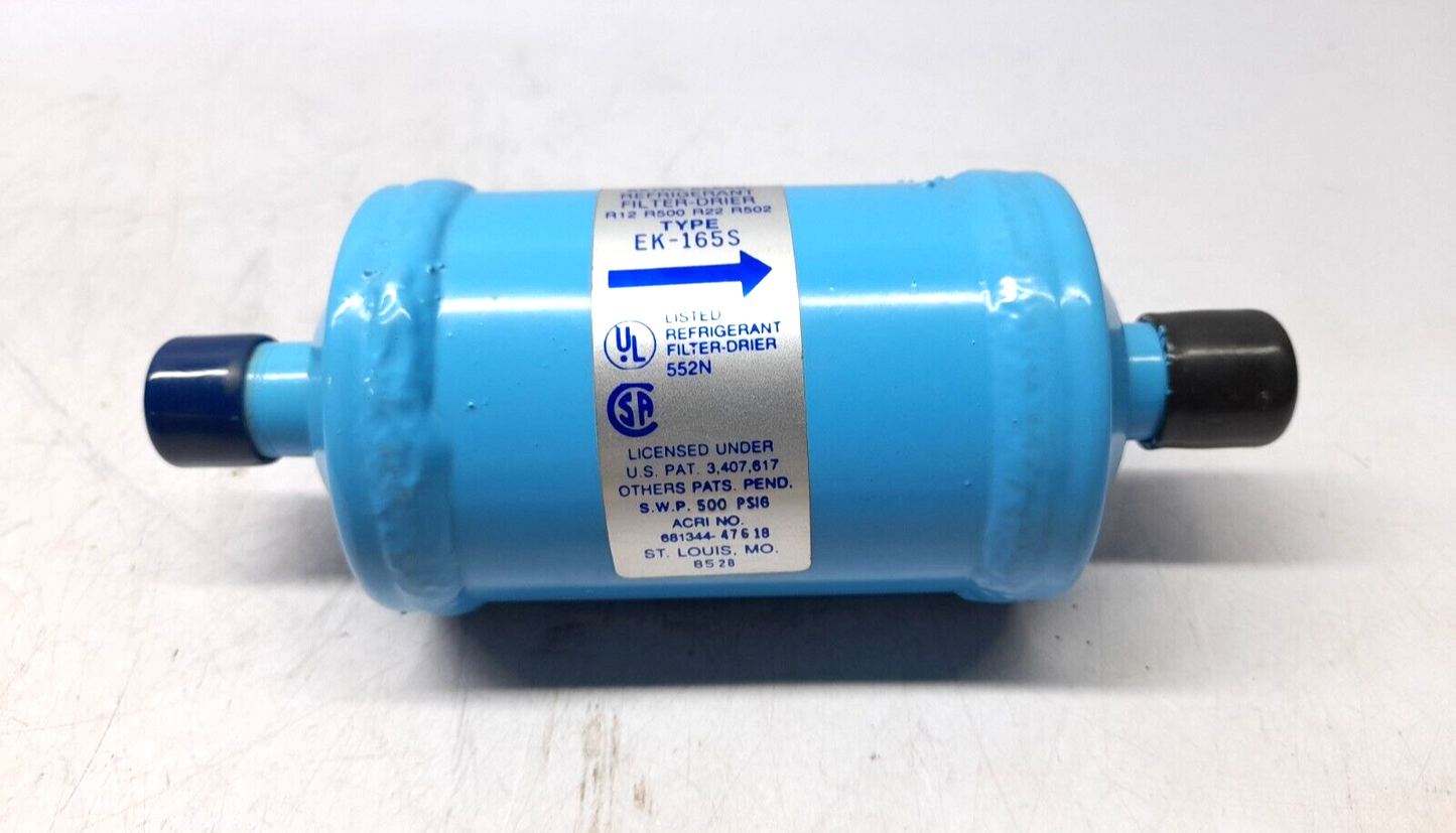 Alco Controls EK-165S Extra Klean Refrigerant Filter Drier S.W.P. 500PSIG