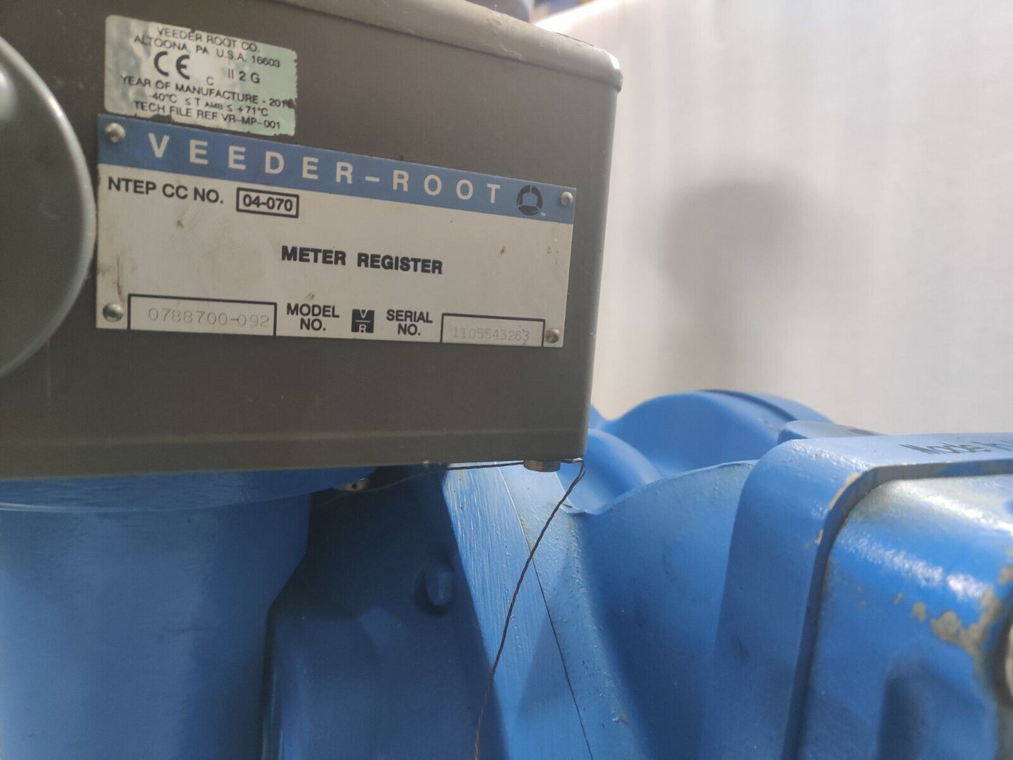 Total Control Systems 700-40SP4AL Flowmeter 70040SP4AL Veeder-Root 0788700-092