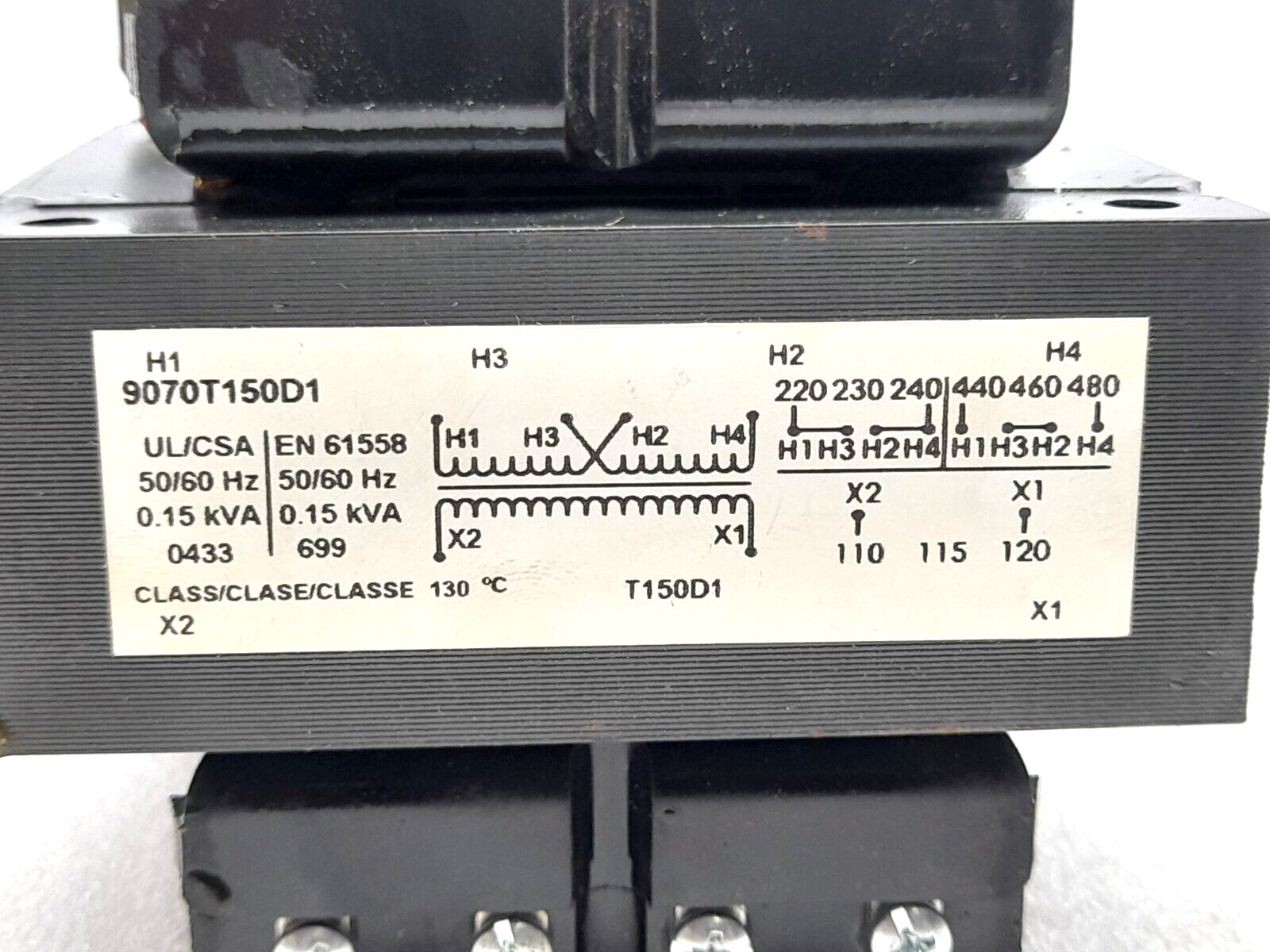 Sqaure D 9070T150D1 Industrial Control Transformer
