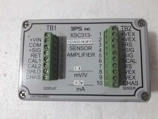 3PS INC XSC313-1324V8S10201F SENSOR AMPLIFIER 2.0 mV/V 4-20 mA 