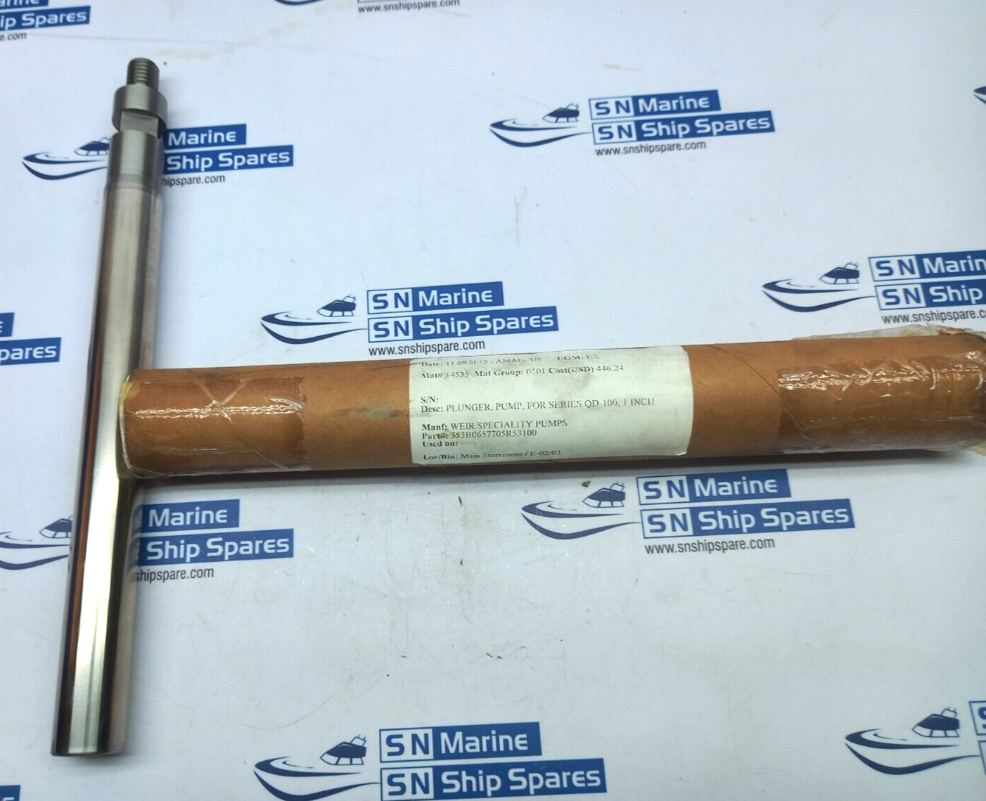 Weir Speciality 353B0657705R53100 Pump Plunger For Series QD-100