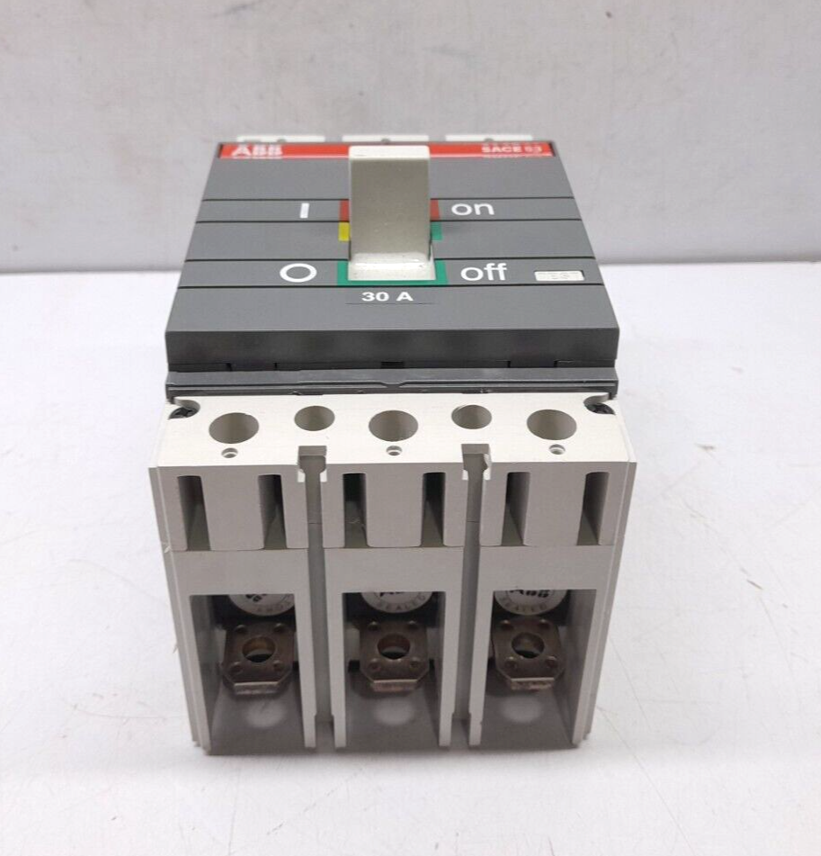 ABB SACE S3 S3H030TH Circuit Breaker S3H 30A BKR S3H 30A 3P