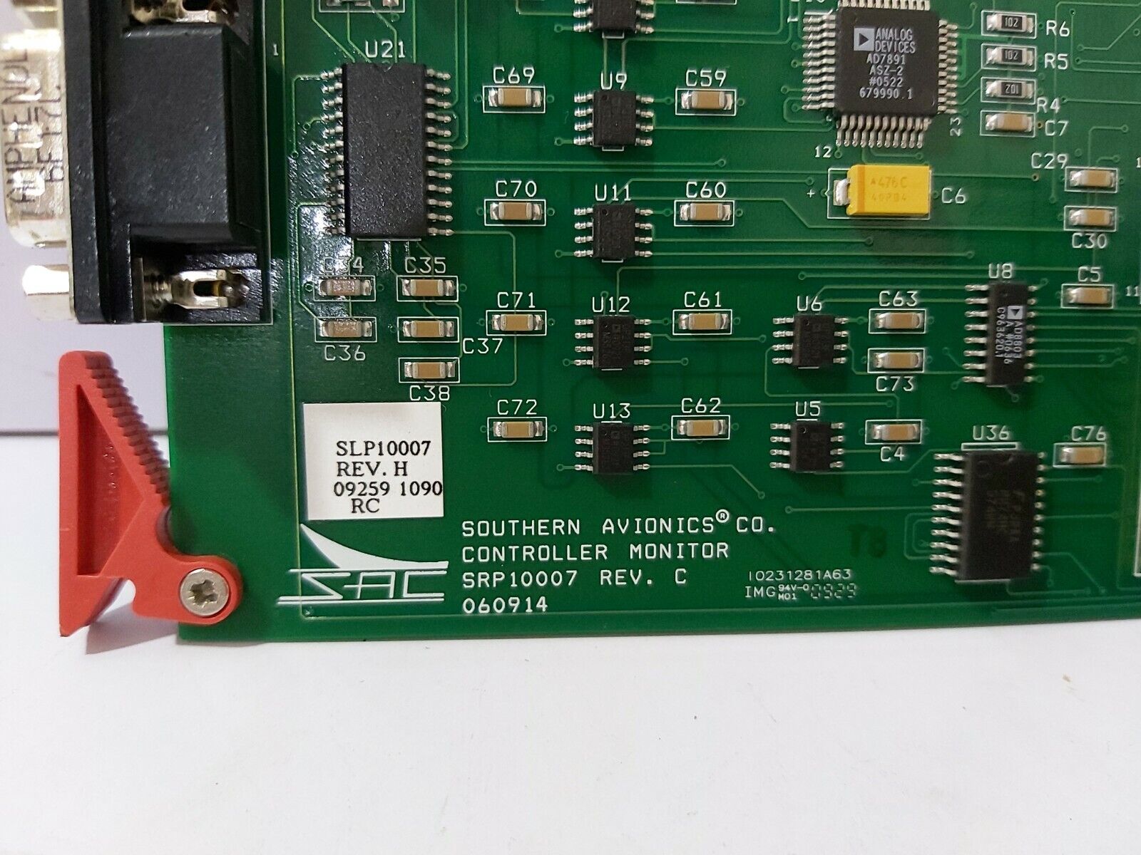 SOUTHERN AVIONICS 060914 SLP10007 REV-H 09259 1090 RC CONTROLLER MONITOR 
