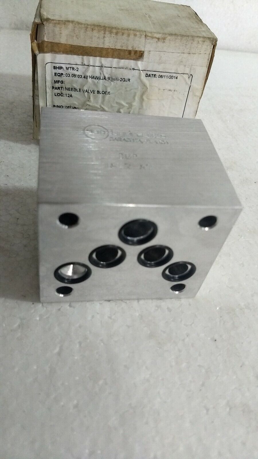 Sun Hydraulics Needle valve block DBP IAL2-A2