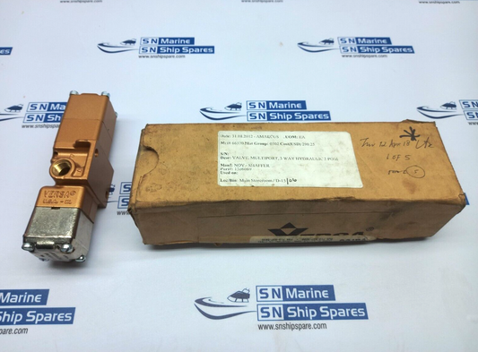 Versa VSK-3301-SS-3400 3-Way Hydraulic Multiport Valve 2Pos NOV 1306069