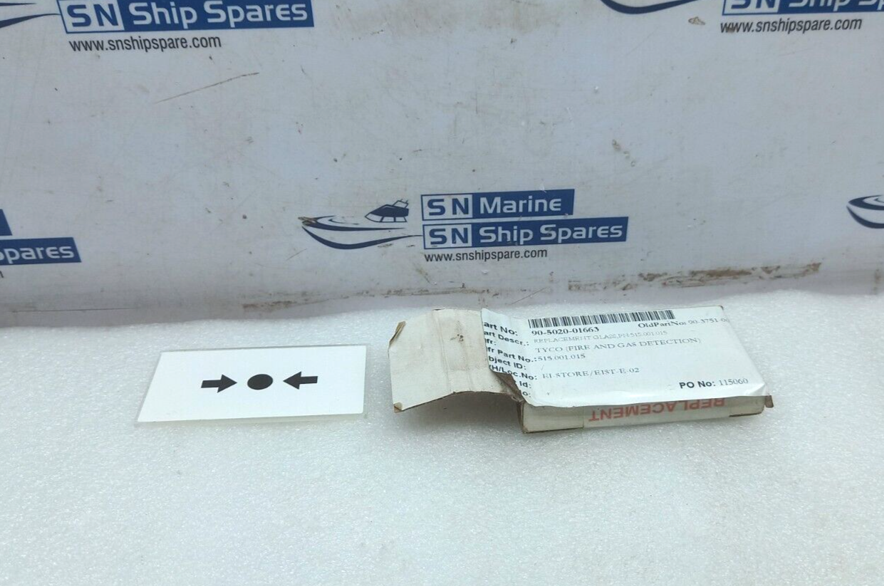 Tyco 515.001.015 Replacement Glass 90-5020-01663 5PCs In Lot