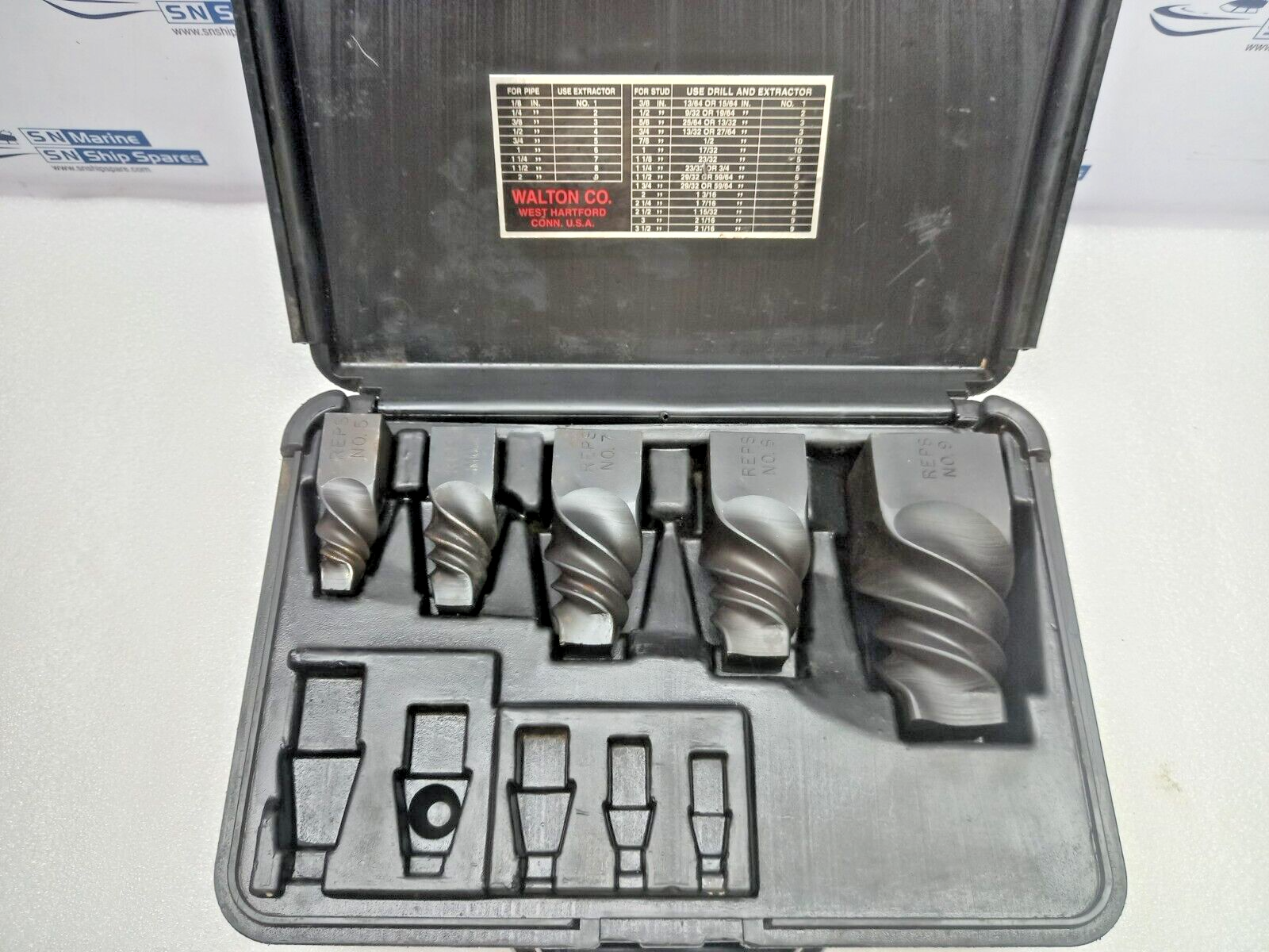 WALTON Tools Drill And Extractor Kit Incomplete Kit