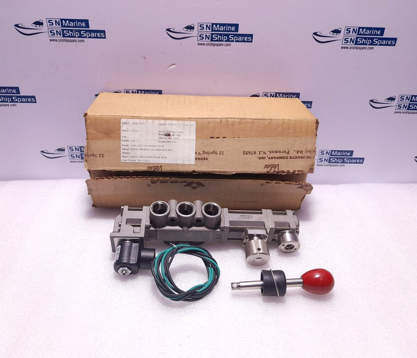 Versa VAG-4522-316-181D-U-A120 Four Way Solenoid Valve 110V5HZ 120V60Hz 6W