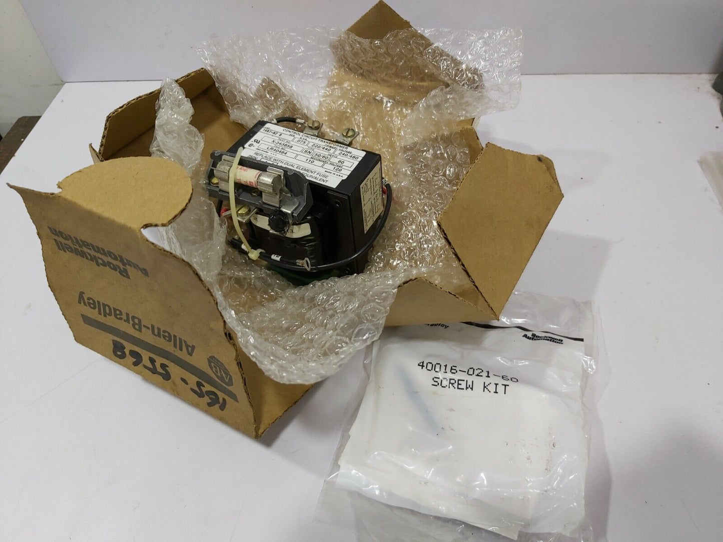 ALEEN BRADLEY 1497-N2 CONTROL CIRCUIT TRANSFORMER 75-VA BULLETIN-1497