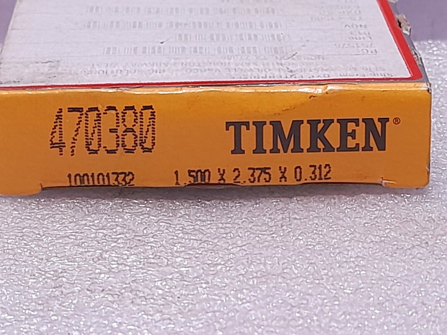 Timken 470380 Gasket Sealing Die C Vellumoid Item 4 / 4-pcs lot sale