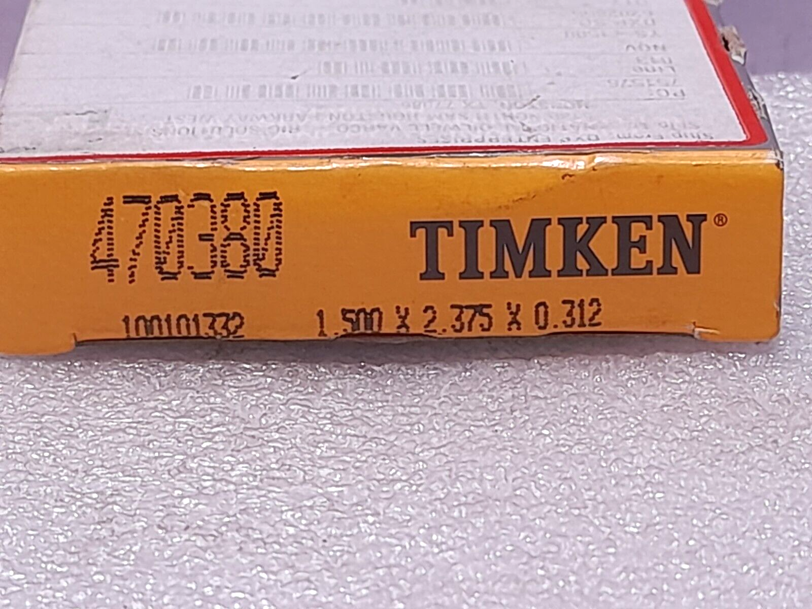 Timken 470380 Gasket Sealing Die C Vellumoid Item 4 / 4-pcs lot sale