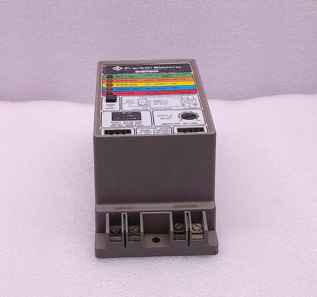 Franklin Electric 152100 901 Subtrol Motor Controller 380-480V 50-60Hz 3Ph 15210