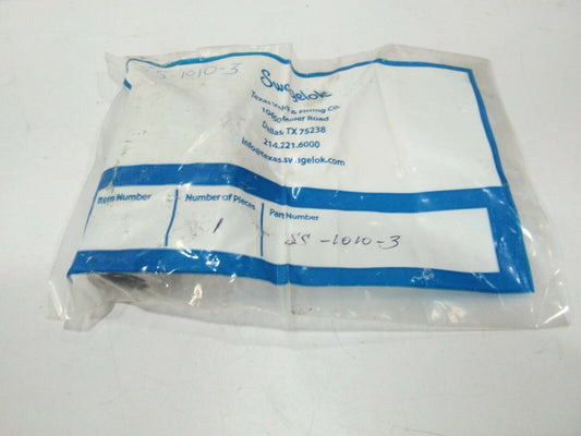SWAGELOK SS-1010-3 TUBE FITTING UNION SS10103 