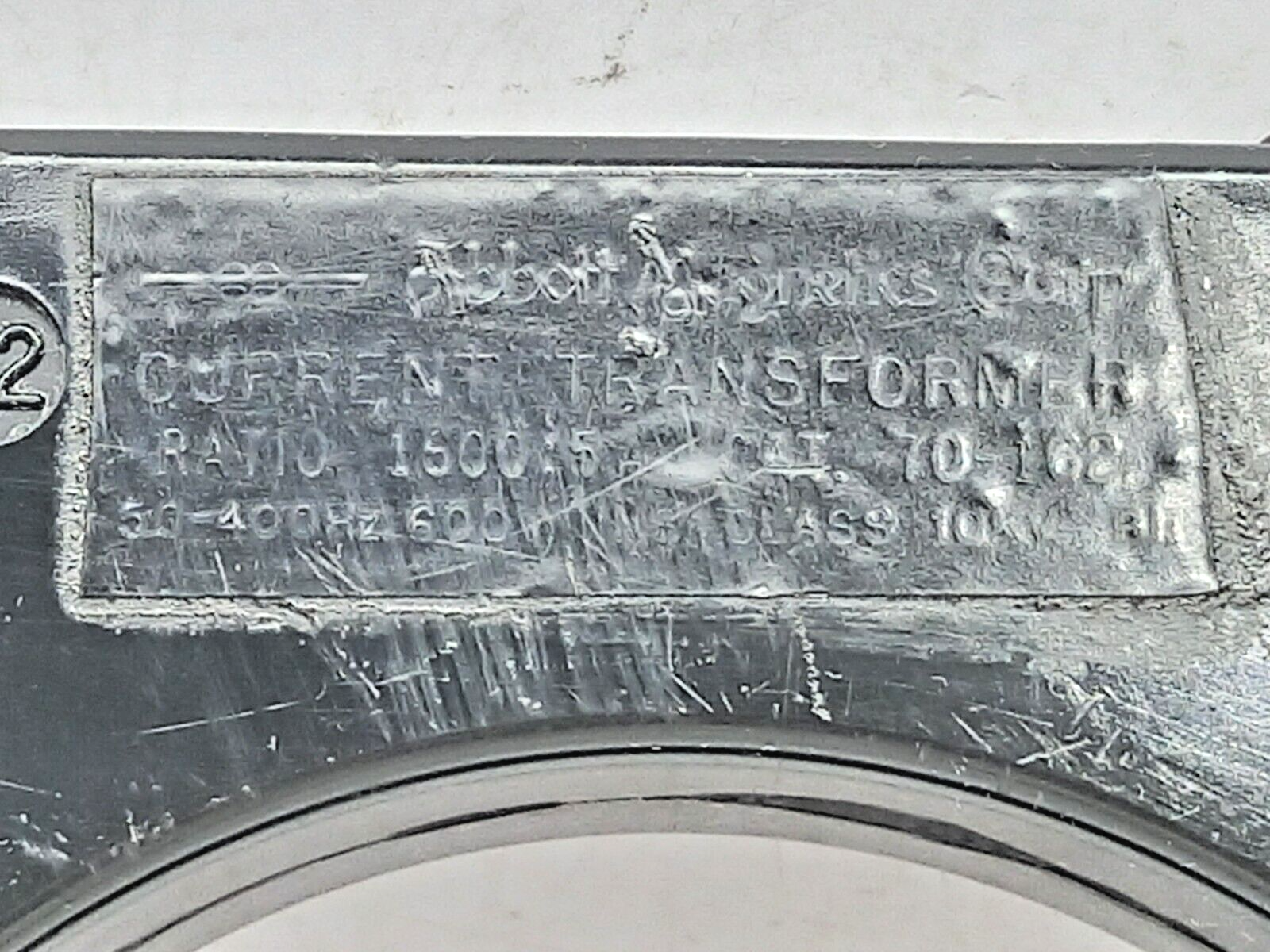 Abbott Magnetics 70-162 Current Transformer Ratio: 1600:5A 50-400HZ 600V
