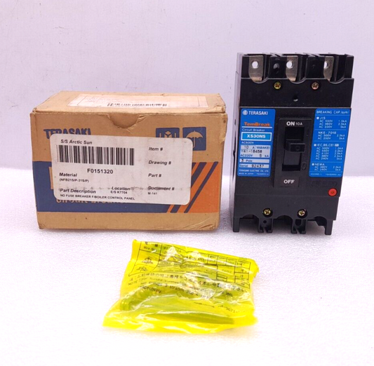 Terasaki XS30NS Tem Break 10A 3P Circuit Breaker