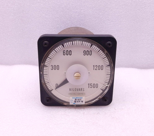 Yokogawa 103111FATC7PYF DB40 Ammeter 0-1MADC 0-1500 Kilovars