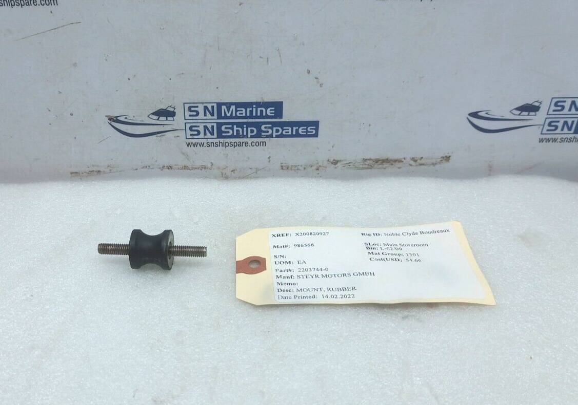 Steyr Motors 2203744-0 Rubber Mount 5PCs In Lot