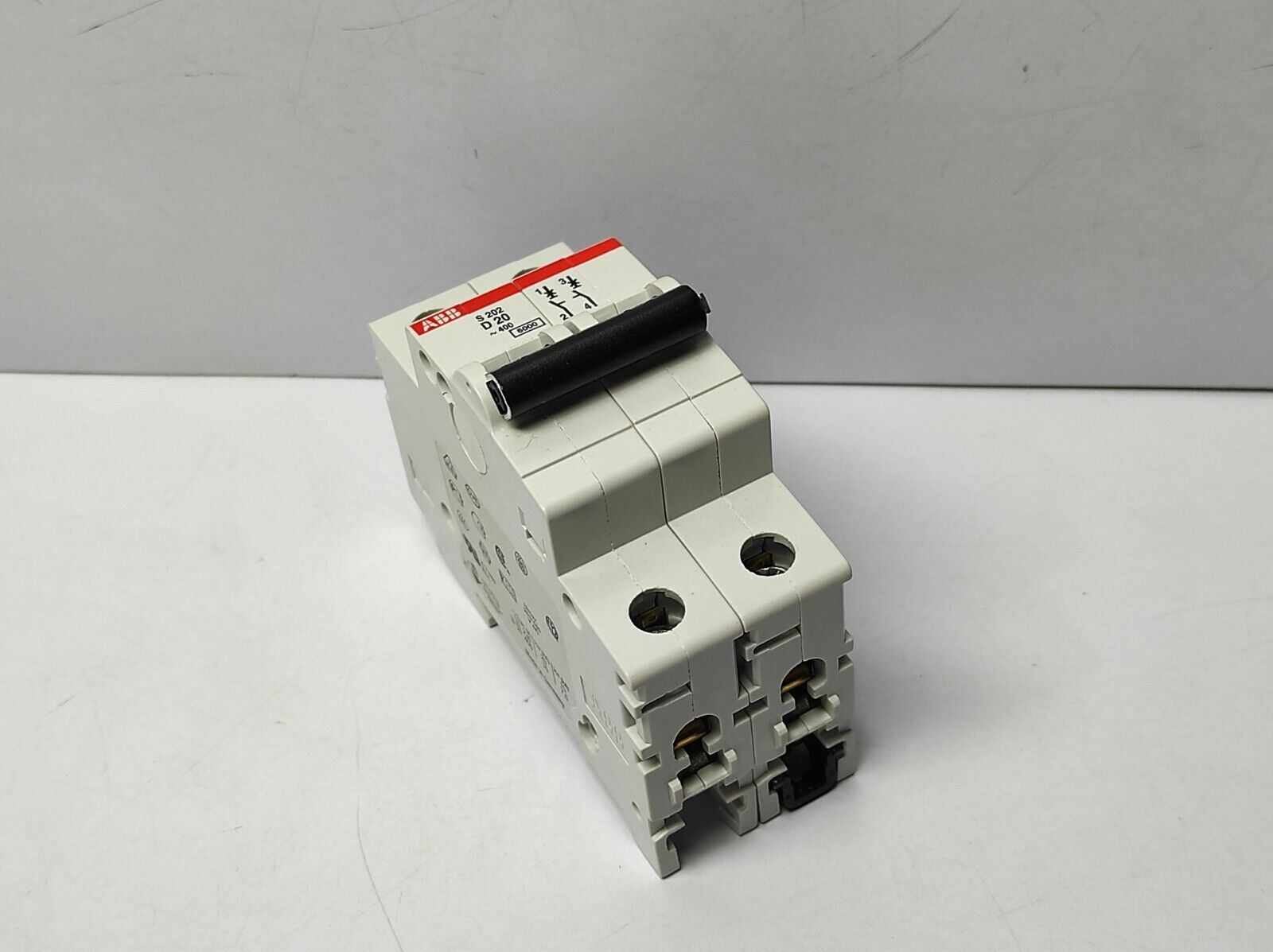 ABB GB10963 Circuit Breaker S202 D 20 2CD S252 001 R0201 2-Pole 