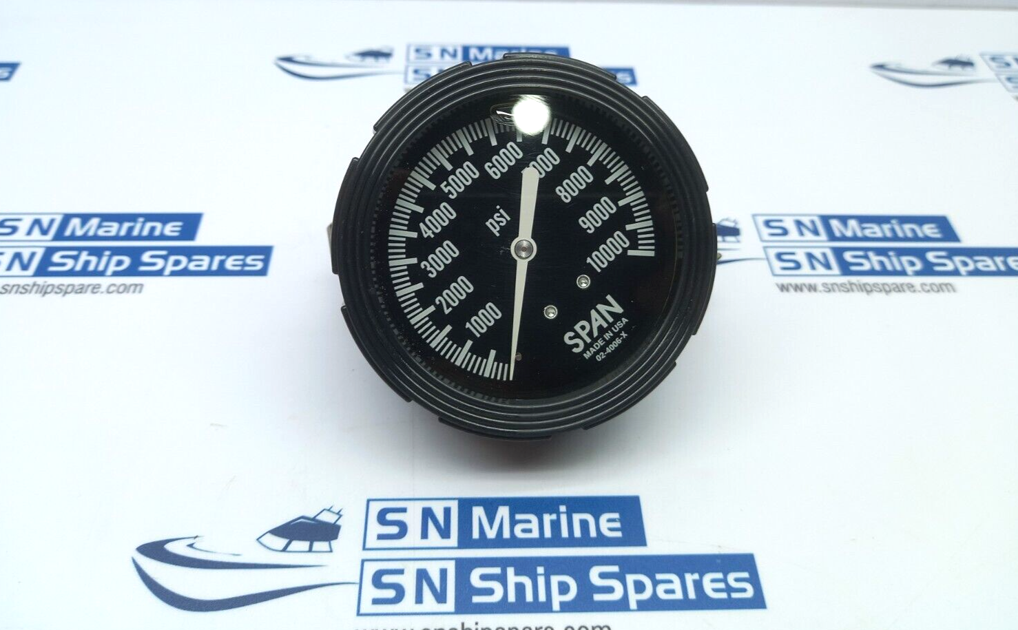 Span 02-4006-X Pressure Gauge 2-1/2 10K Psi Panel