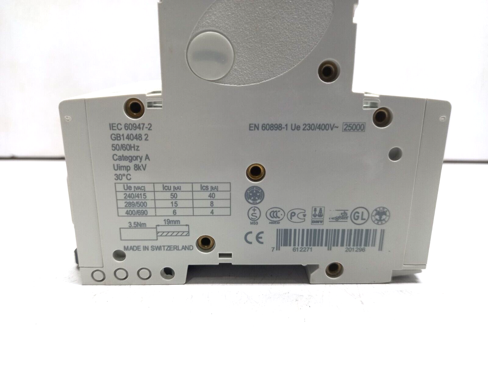 ABB 2CCS863001R0801 High Performance MCB S803S-D80 RS 435493