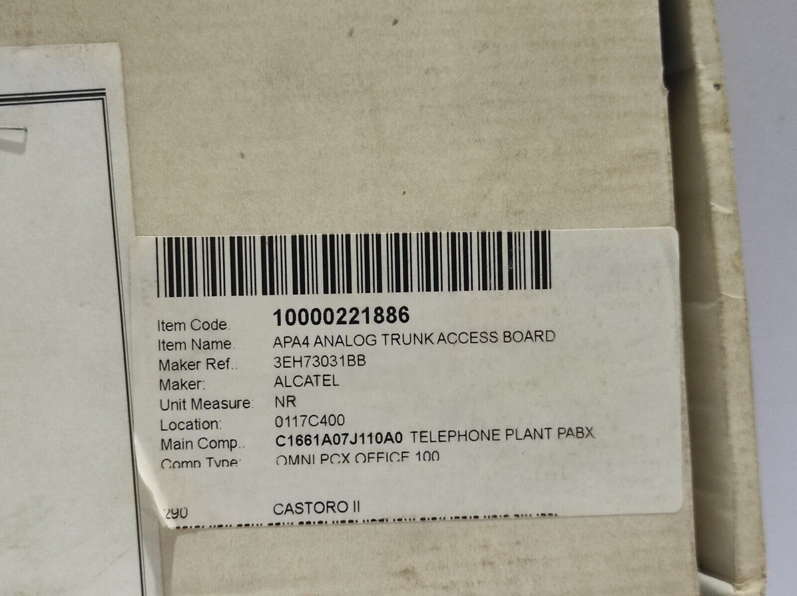 Alcatel 3EH73031BEJF03 Analog Trunk APA4 Board 3EH73031BE APA4 HU QLSLAC