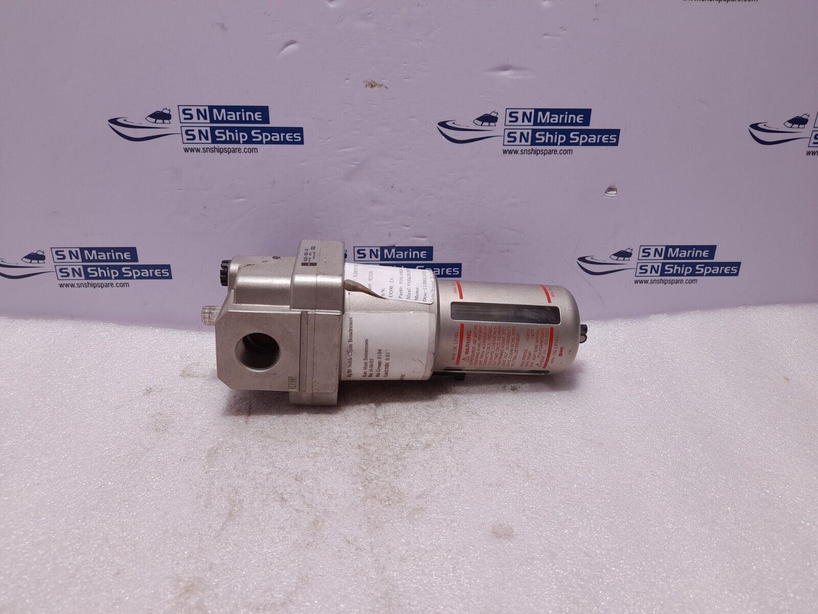 SMC AL50-N06-3Z Lubricator Max Press 150PSI AL50N063Z