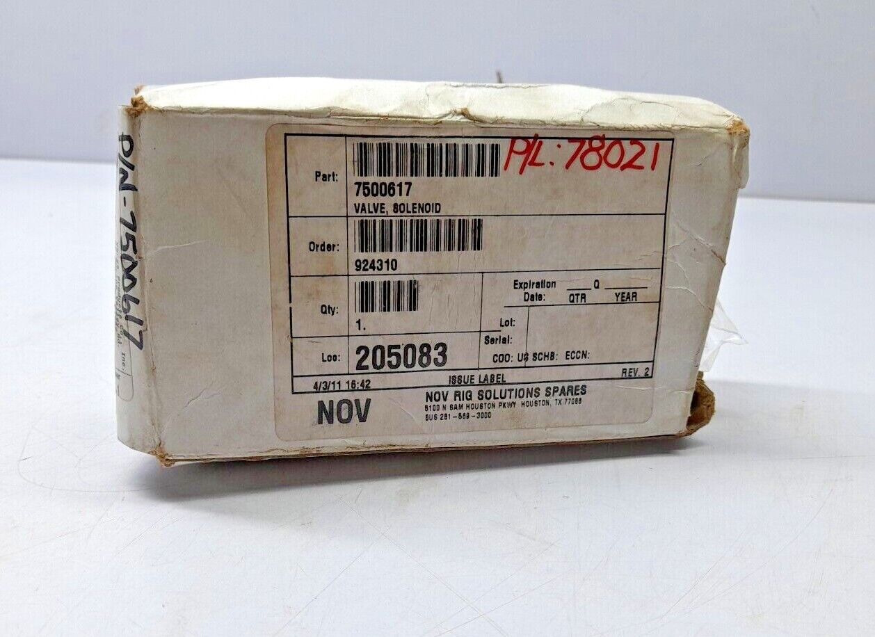 Versa KSG-4332-HC-XISX6-D024 Four Way Solenoid Valve Versa EN-3198-22-XISX6-D024