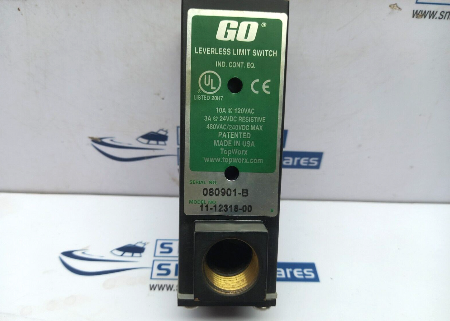 Topworx 11-12318-00 Leverless Limit Switch 120Vac 10A 24Vdc 3A