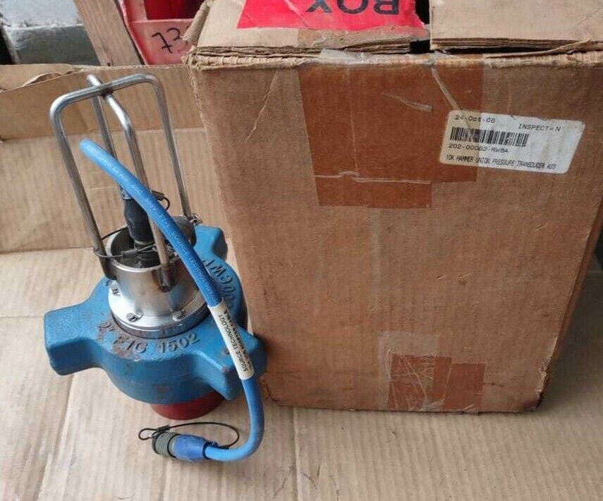 Viatran 5093BMSX1145 / 202-00062-RW8A 10K Hammer Union Pressure Transducer Ass
