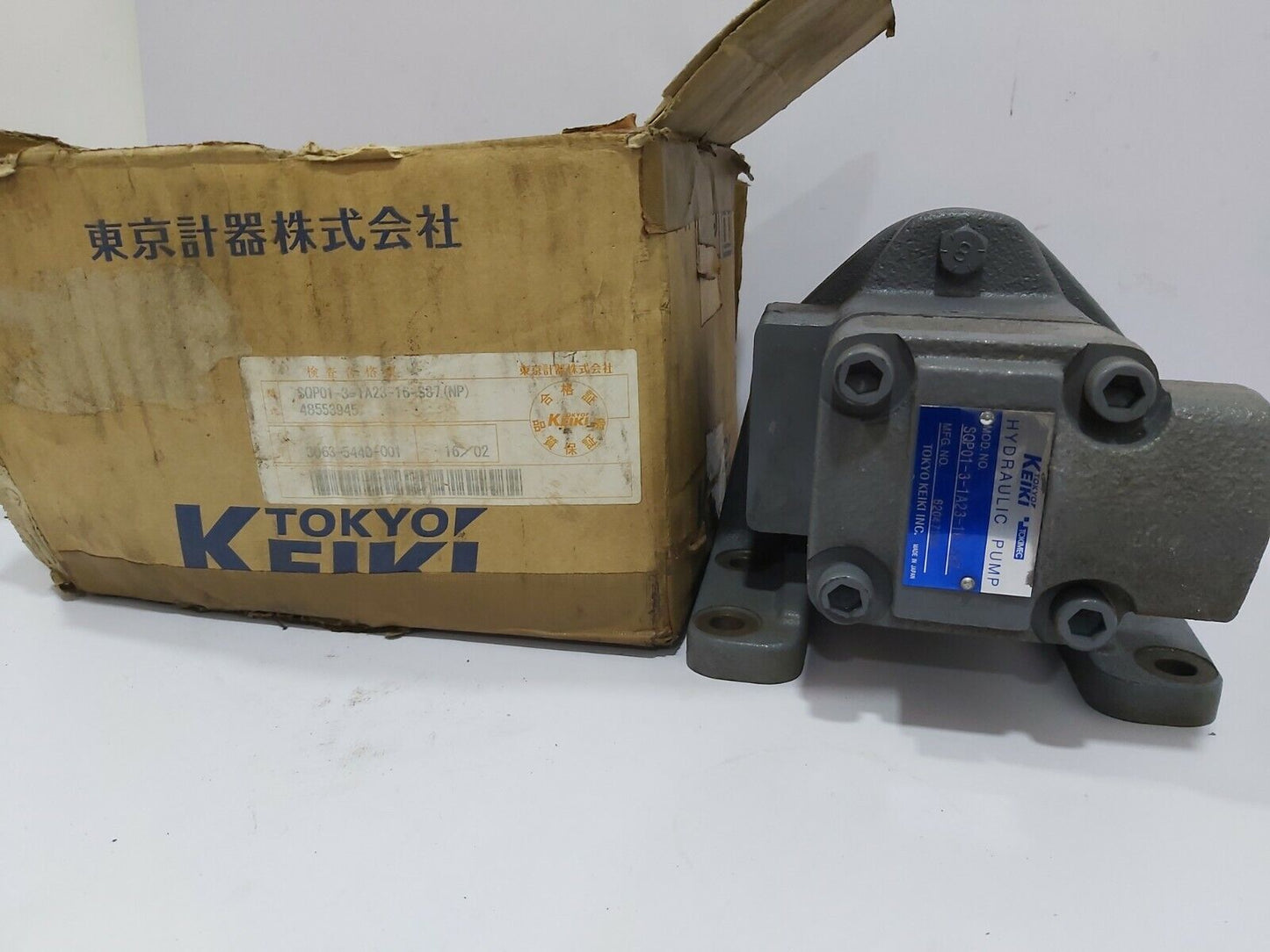TOKYO KEIKI SQP01-3-1A23-16-S87 HYDRAULIC PUMP SQP0131A2316S87