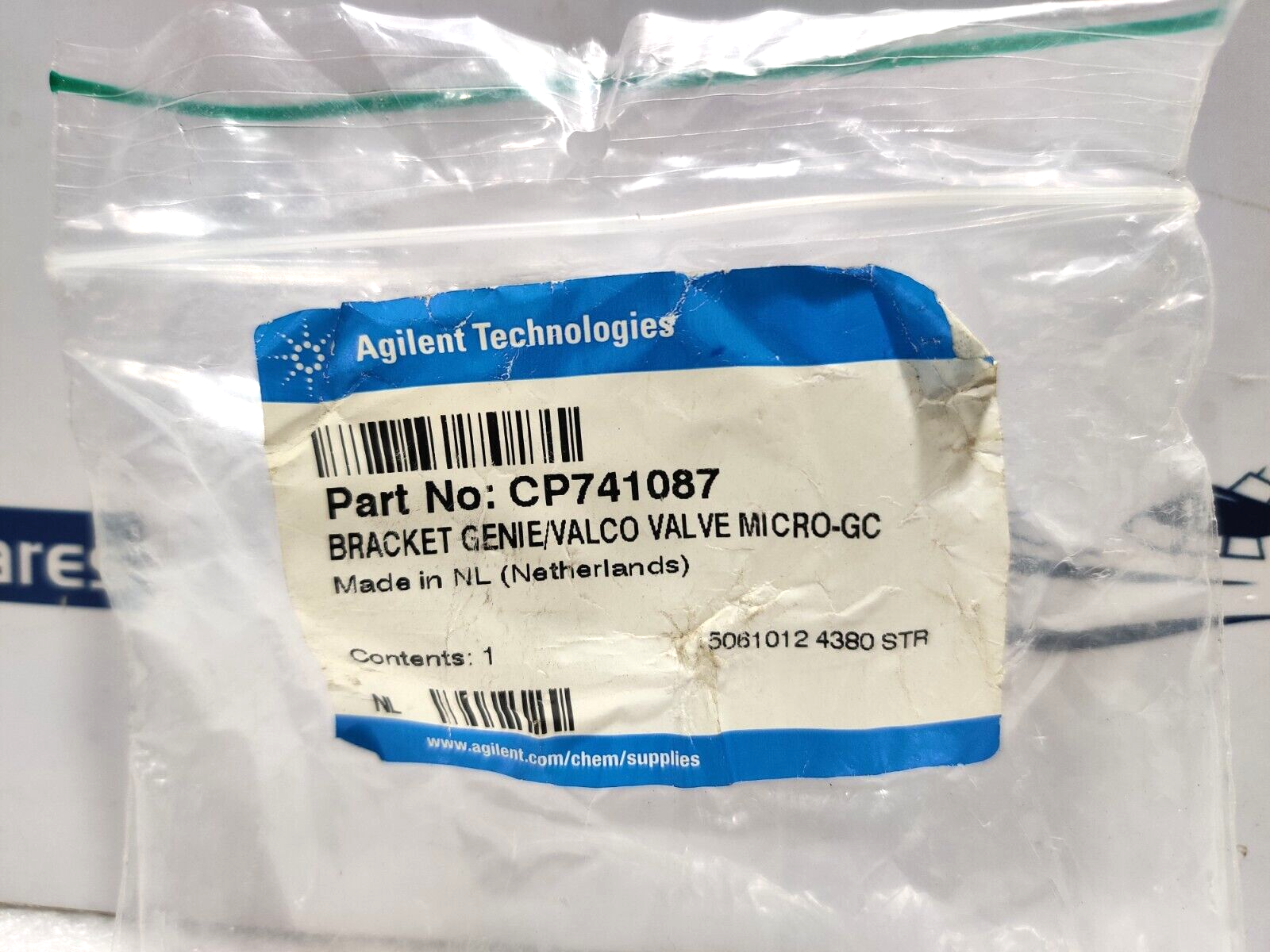 Agilent Technologies CP741087 Bracket Genie / Valco Valve Micro-GC Set