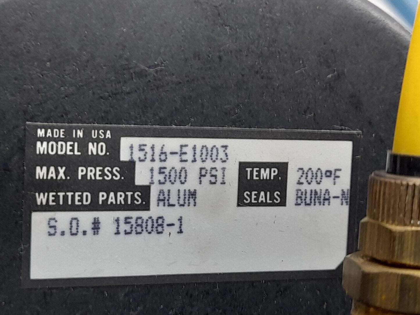 Watts TK9A Backflow Test Kit 1516-E1003 Max Press 1500 PSI