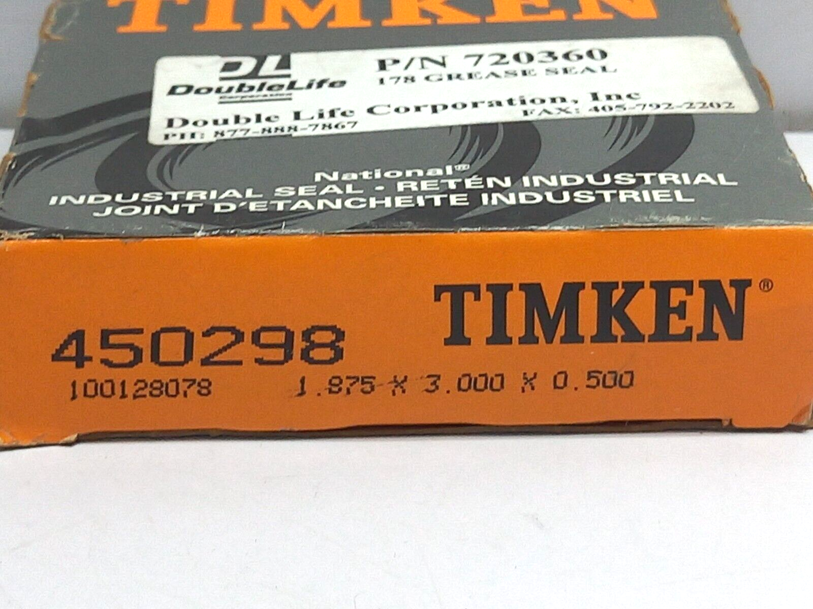 Timken National 450298 Oil Seal 1.875 x 3.000 x 0.500