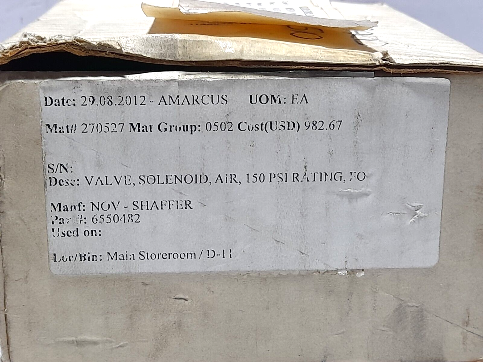 Versa ESM-3011-34-316-XMFA-D024 Solenoid Valve P-2002-02-XMFA-D024 Coil 24VDC