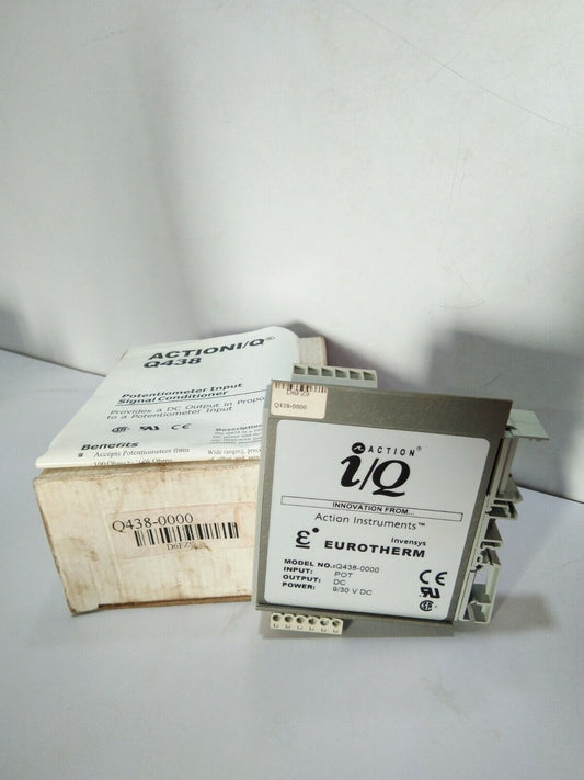 ACTION I/Q Q438-0000 POTENTIOMETER INPUT SIGNAL CONDITIONER Q4380000 EUROTHERM