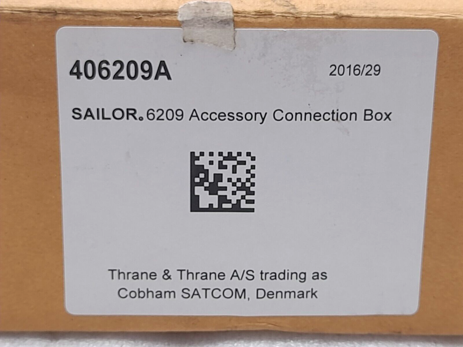 Thrane & Thrane Sailor TT-6209A Accessory Connection Box 406209A With 5m Cable