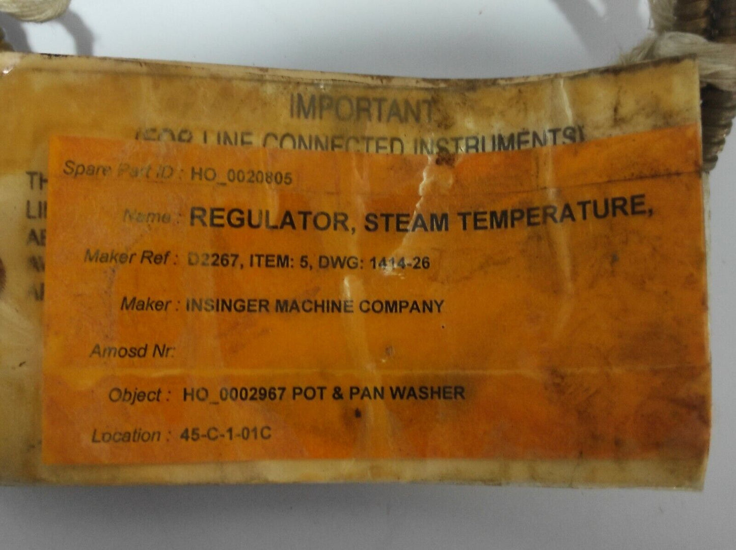 Spence Series 2000 Temperature Regulator 