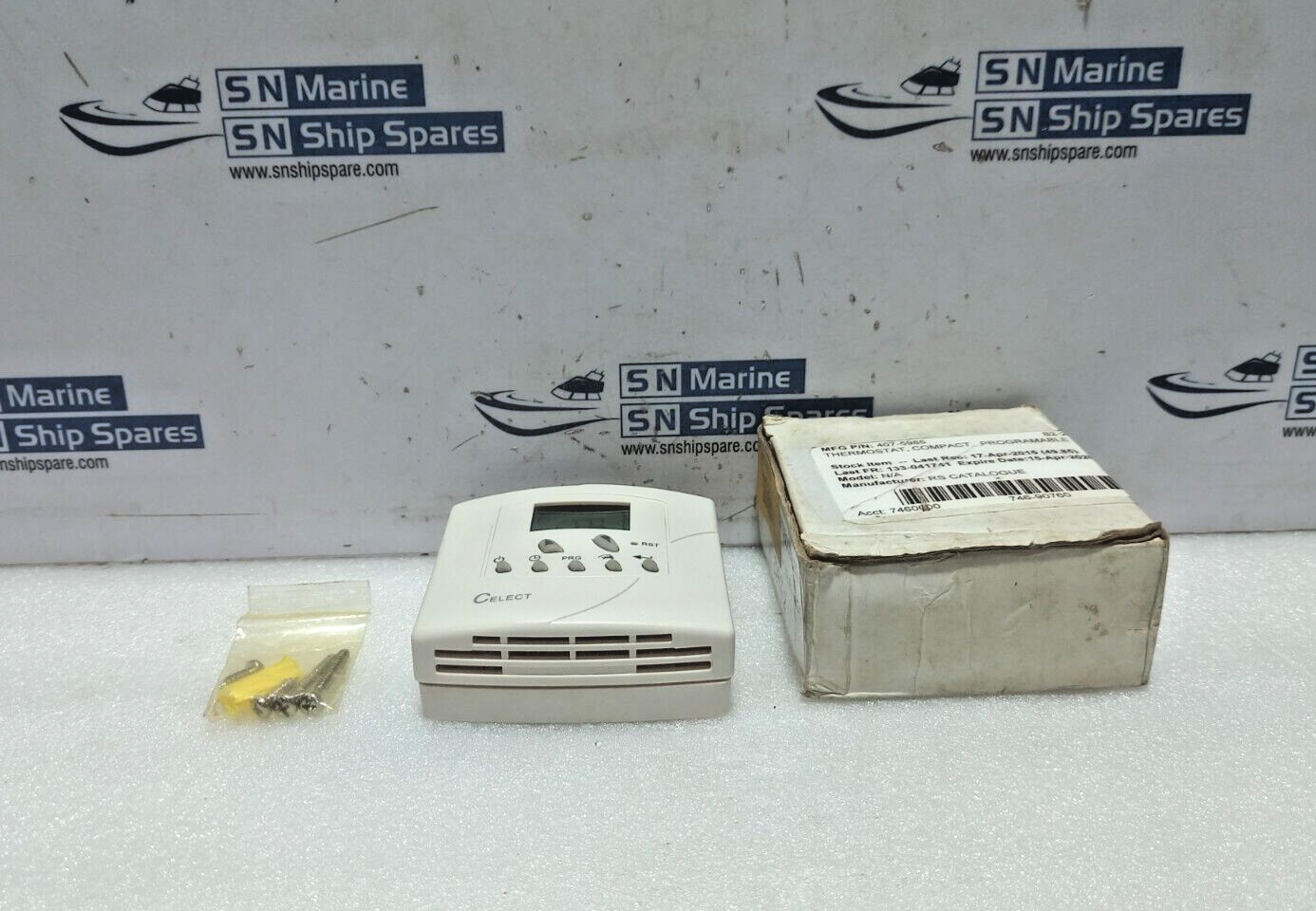 CELECT DRT2 Programmable Compact Thermostat AC24...250V~ 50/60Hz RS 407-5985