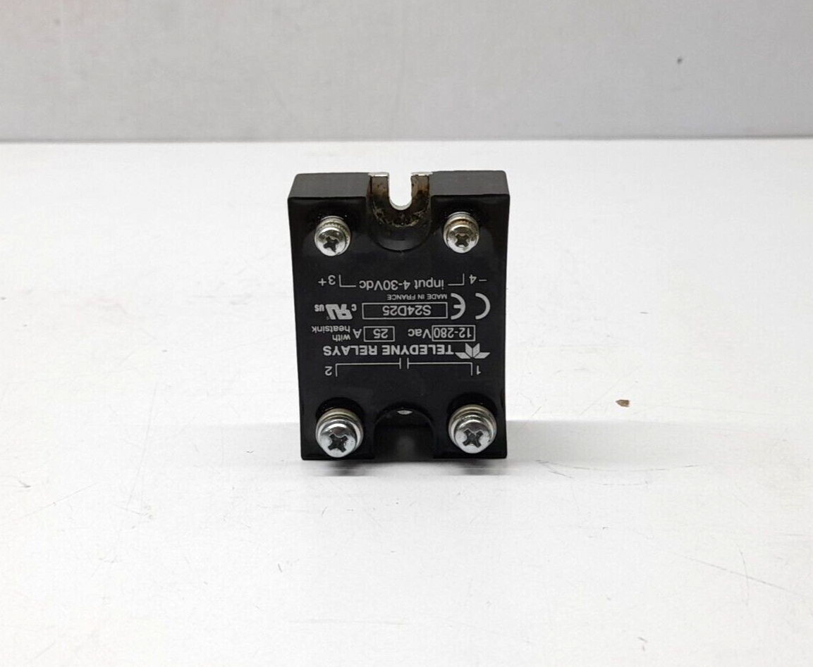 Teledyne Relays S24D25 Solid State Relay 12-280VAC 25A